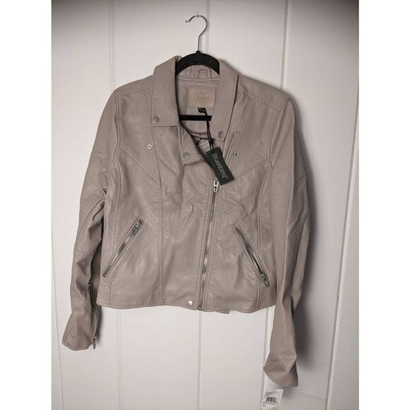 NWT Blank NYC Life Changer Moto Jacket Faux Leather Size XL - Picture 1 of 11